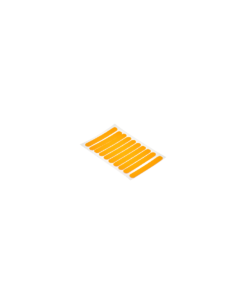 Decorative Sticker (Yellow) - E25/E45  (PN:AB.00.0008.87)  [BA0110]